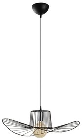 Lampa suspendata Elefant 892OPV1721, Metal, 110 cm, Negru