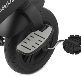 Tricicletă pentru copii 5v1 EASYTWIST gri/neagră KINDERKRAFT