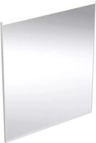 Oglinda cu iluminare si dezaburire Geberit Option Plus Square 60 cm aluminiu eloxat