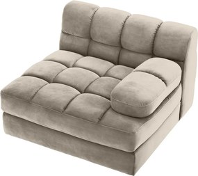 Canapea, Modul dreapta design elegant LUX Dean right, savona greige 115031 HZ