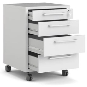 Comodă mobilă Modulo, alb