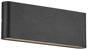 Aplica LED de perete pentru iluminat exterior modern, IP54 Kinver 26 negru 2118181003 NL