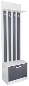 Cuier Andrei 600 Alb/Gri