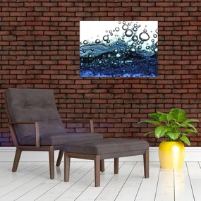 Tablou pe sticlă cu bule (70x50 cm)