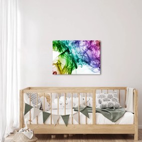 Tablou - fum colorat (70x50 cm)