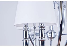 Azzardo AZ1389 - Lustră pe lanț DIABLO 12xE14/11W/230V alb