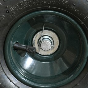 Outsunny Cărucior de Grădină cu Șezut Rotativ, Tavă pentru Unelte și Înălțime Reglabilă, pentru Terasă și Curte | Aosom Romania