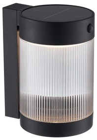 Aplica solara cu senzor de miscare, protectie IP44, Coupar negru