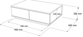 Mobilier living France 17 (Pin atlantic + antracit) . 1102145