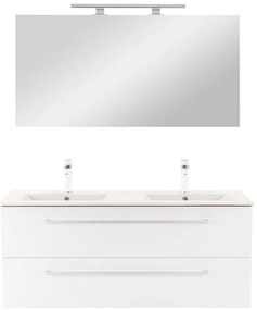 Mobilier complet de baie Vario Clam 120 stejar-alb