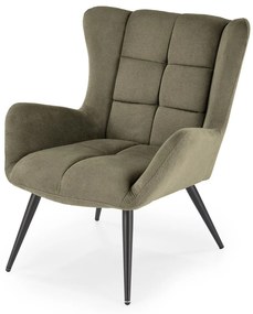 Fotoliu Byron stofa olive H92 cm
