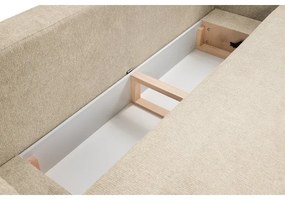 Canapea extensibilă cu 3 locuri OLBIA, bej