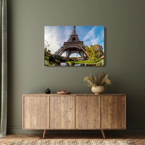 Tablou - Turnul Eiffel colorat (90x60 cm)