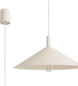 Sollux SL.2539 - Lustru suspendat pe cablu NOX 1xE27/15W/230V crem
