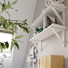 Veioză albă din metal (înălțime 43 cm) Etna – Sollux