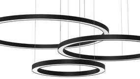 Lustră LED pe cablu GALAXIA LED/85W/230V neagră