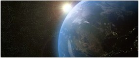 Tablou - Pământul privit din spațiu (120x50 cm)