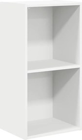 vidaXL Bibliotecă, alb, 40x30x76,5 cm, lemn prelucrat