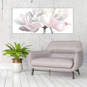 Tablou - Floare de trandafir (120x50 cm)