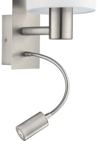 Eglo 96477 - Lampă LED flexibilă PASTERI 1xE27/40W+LED/3,8W albă