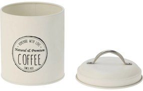 Set de cutii metalice pentru alimente Excellent Houseware 11 x 16 cm, 3 buc, crem, S