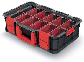 Cutie transport C, 51,7 x 33,1 x 13,4 cm, compartimentari, negru