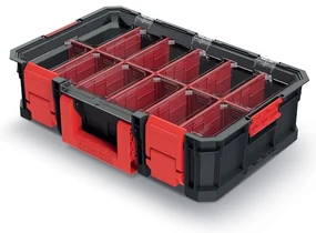 Cutie transport C, 51,7 x 33,1 x 13,4 cm, compartimentari, negru