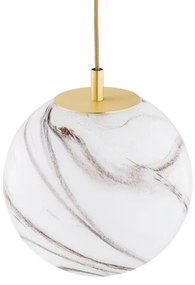 Lustră pe cablu Argon 8447 ALMIROS 1xE27/15W/230V d. 25 cm auriu