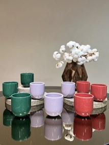 Pahar Ceramica Senso Novum (Verde Royal, Lucios, 250ml) Gresie Glazurata Manual