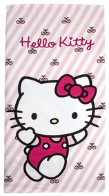 Hello Kitty Cherry prosop de baie, prosop de plajă 70x140cm (Uscare Rapidă)