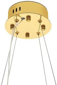Lustra LED suspendata design modern Glamor 80 auriu