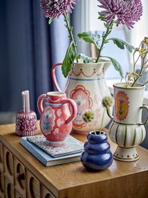Carafă din ceramică cu motiv floral pictat manual, D17×H24 cm, 3300 ml, „Odina"