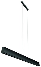 Lustra LED suspendata design liniar HANOK 38W 4000K neagra