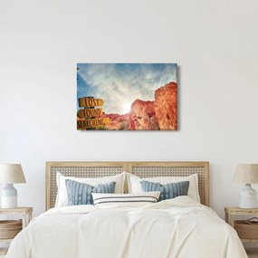 Tablou unui indicator cu inscripție (90x60 cm)