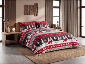 Lenjerie cocolino gri NOWY FOREST Dimensiune lenjerie de pat: 2 buc 70 x 90 cm | 200 x 220 cm