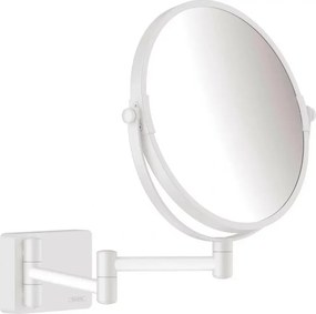 Oglinda pentru barbierit alb Hansgrohe AddStoris