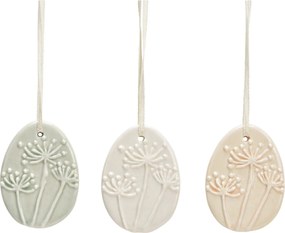 Oul din portelan suspendat FLORIS - mai multe culori Culoare: Portocaliu