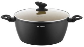 Florina Oală din aluminiu cu capac AmVegan byMateusz Gessler, 26 cm, 4,8 l