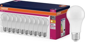 Set de 10 becuri LED CLASSIC A75 E27/10W/230V 2700K - Osram