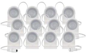 Lanț LED RGBIC+CCT decorativ GoSmart 12xLED/7W/230V 255 cm Wi-Fi Tuya