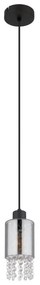 Pendul design modern Backey negru, fumuriu