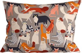 Fața de perna din microfibra CATMOSPHERE 50x70 cm, colorat