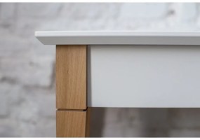 Masă tip consolă Ragaba Mimo, lățime 65 cm, alb