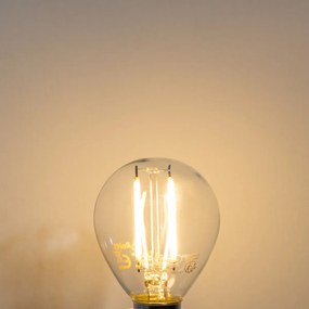 Set de 5 becuri LED E14 reglabile P45 transparente 3W 250 lm 2700K