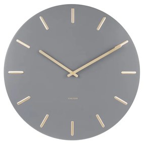 Ceas de perete Karlsson Charm, gri