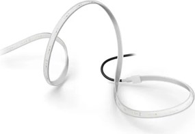 Philips Hue Flux bandă LED RGBW dimmabilă pentru exterior, 10 m, 30 W, 230 V, 2200–6500 K, IP67