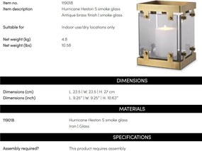 Suport pentru lumanare design LUX Heston S