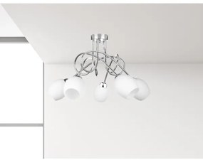 Lustră aplicată TWIST WHITE 5xE14/40W/230V