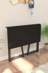 Birou pliabil cu cadru metalic Util Homs 80 x 50 x 75 cm,negru