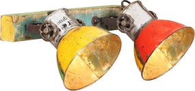 vidaXL Lampă de perete industrială, multicolor, 45x25 cm E27